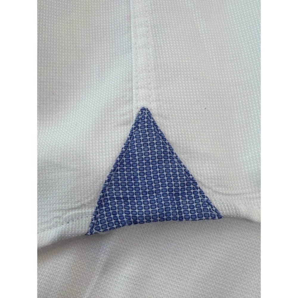 Hugo Boss Men's Dress Shirt Regular Fit White Organic Cotton Size 39 / 15.5 - Picture 6 of 11